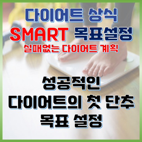  다이어트 실패가 두렵다면? SMART 목표 설정부터 시작하세요