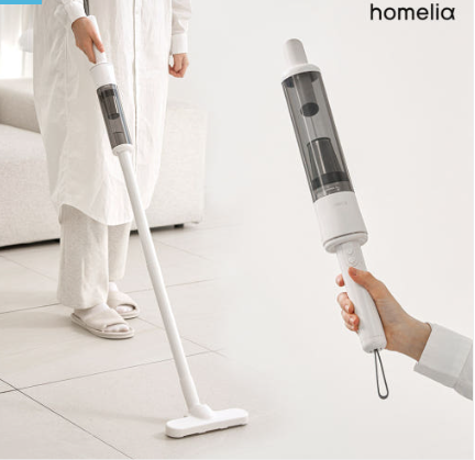  “홈리아 무선 핸디 청소기 HA-17BL | 초경량 440g, 14,000Pa 강력 흡입”