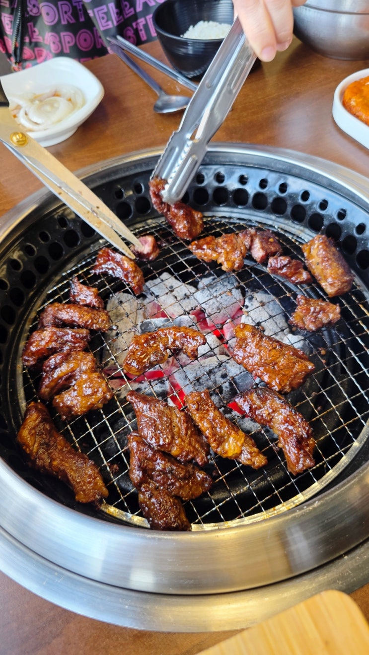  에버랜드 맛집 자차 7분 거리 꿈에그린그로서란트 소갈비 정식 후기