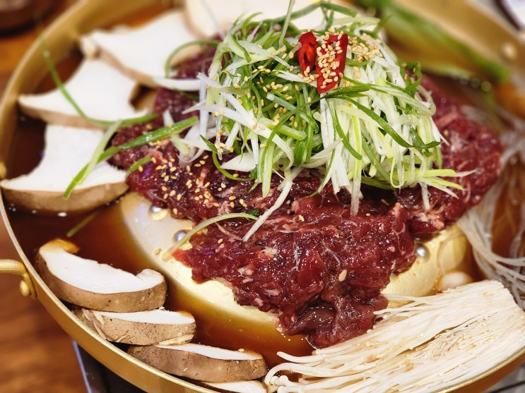  동탄호수공원 냉면 맛집 교동면옥 하이브리드 냉면과 옛날 불고기