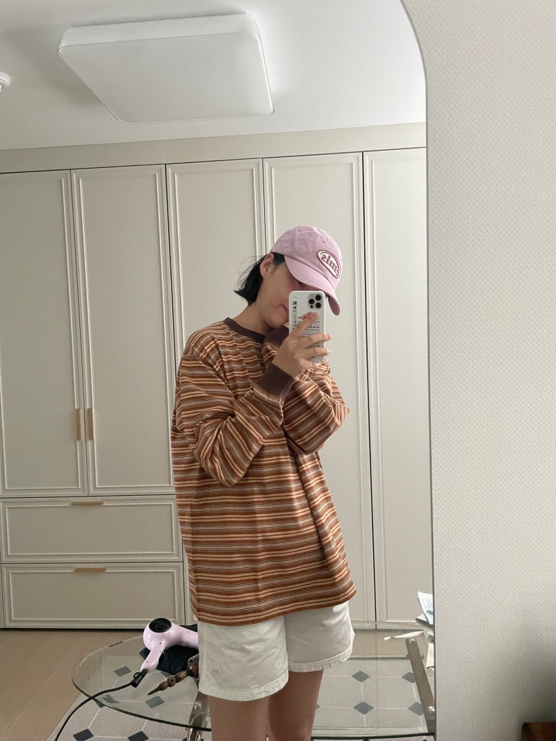 후쿠오카 쇼핑 단톤 반팔 스트라이프 긴팔 티셔츠 사이즈 추천 꿀팁