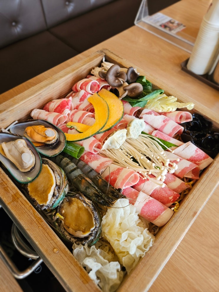  청라 샤브샤브 맛집 채움 – 편백찜과 샤브샤브를 한 번에!