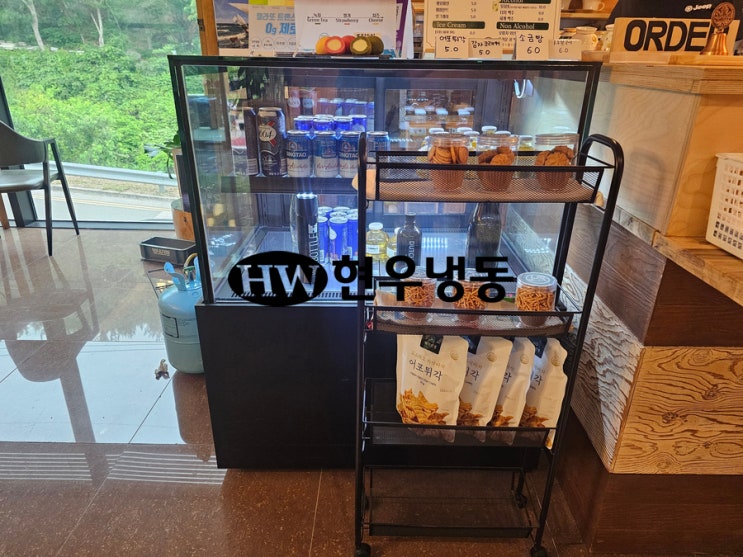  울산쇼케이스수리 세경냉동제과쇼케이스 콤프레샤 드라이어 교체수리