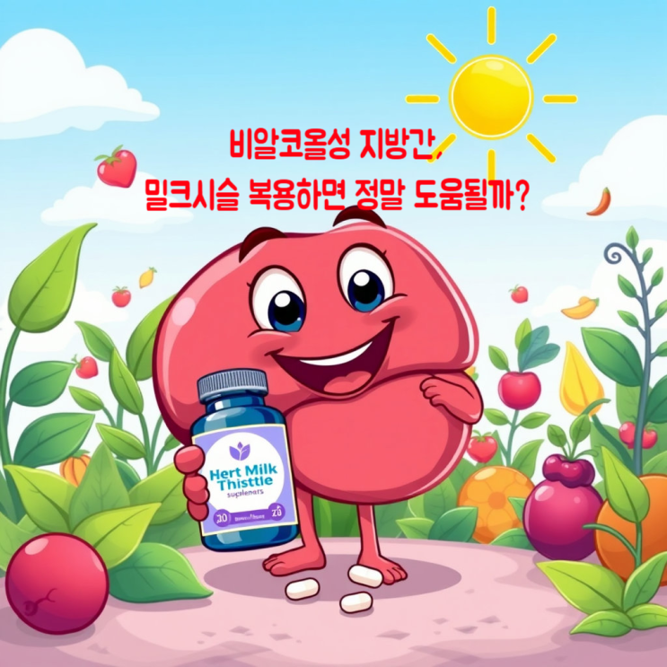  비알코올성 지방간, 밀크시슬 복용하면 정말 도움될까?