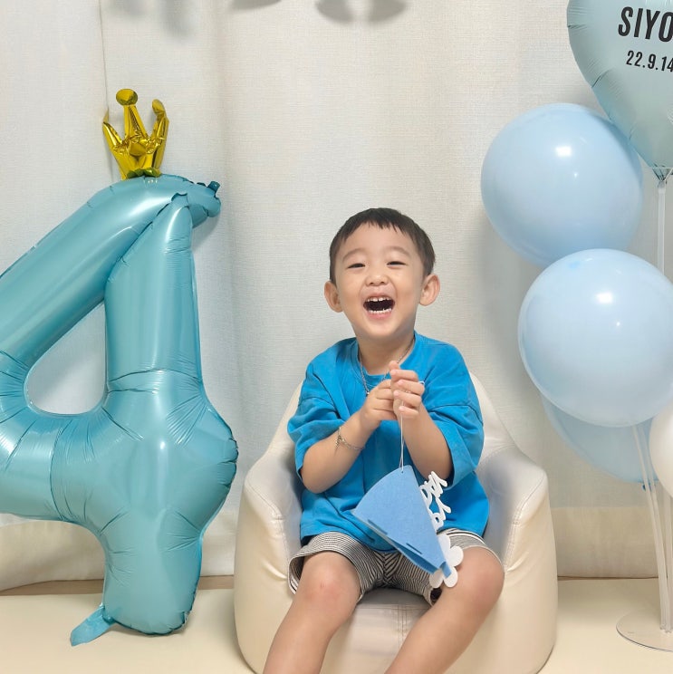  4살이 된 해랑이의 세 돌 생일파티, 초는 3?4?