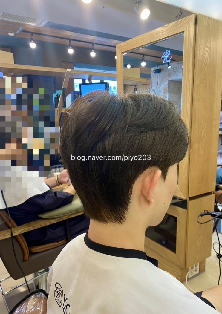  의정부 미용실 남성 댄디컷 애쉬 브라운 염색 추천