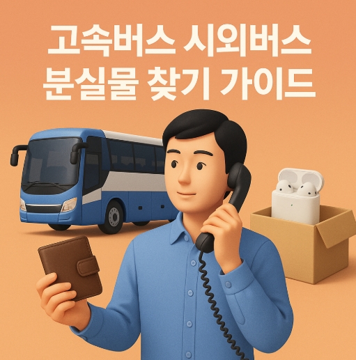  고속버스 시외버스 분실물 찾기 가이드｜유실물 센터 온라인 신고 방법