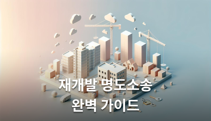  재개발명도소송 절차 판결까지 6개월 소요