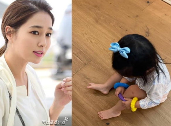  "이민정", 딸 아팠던 근황 공개… “맴찢, 환절기 감기 조심하세요”