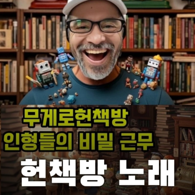  무게로 헌책방 중고서점 노래  인형들의 비밀 근무 (모아드림)