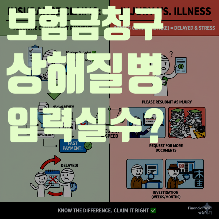  상해인데 질병으로 보험금 청구하셨나요? 당신의 보험금이 위험한 이유