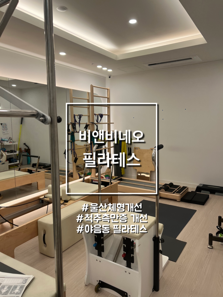  울산야음동필라테스 체형교정 측만증 비앤비네오 필라테스