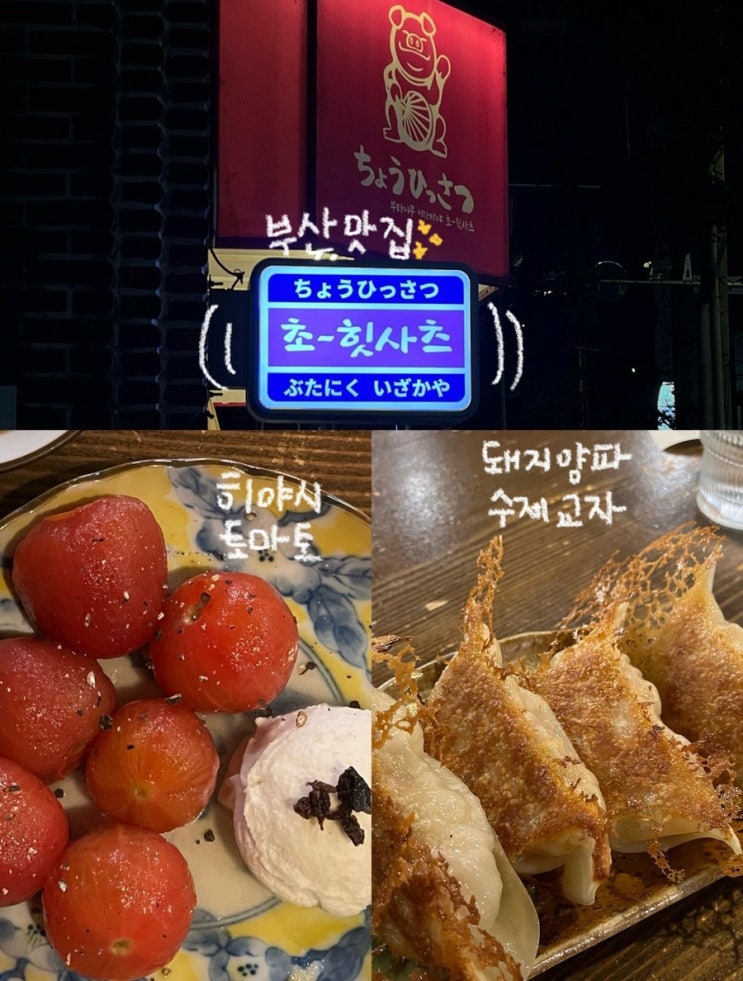  광안리 술집 추천 | 일본감성 이자카야 초힛사츠