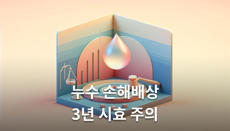  누수 고소 방법 3년 시효 놓치면 끝나는 이유와 대응전략