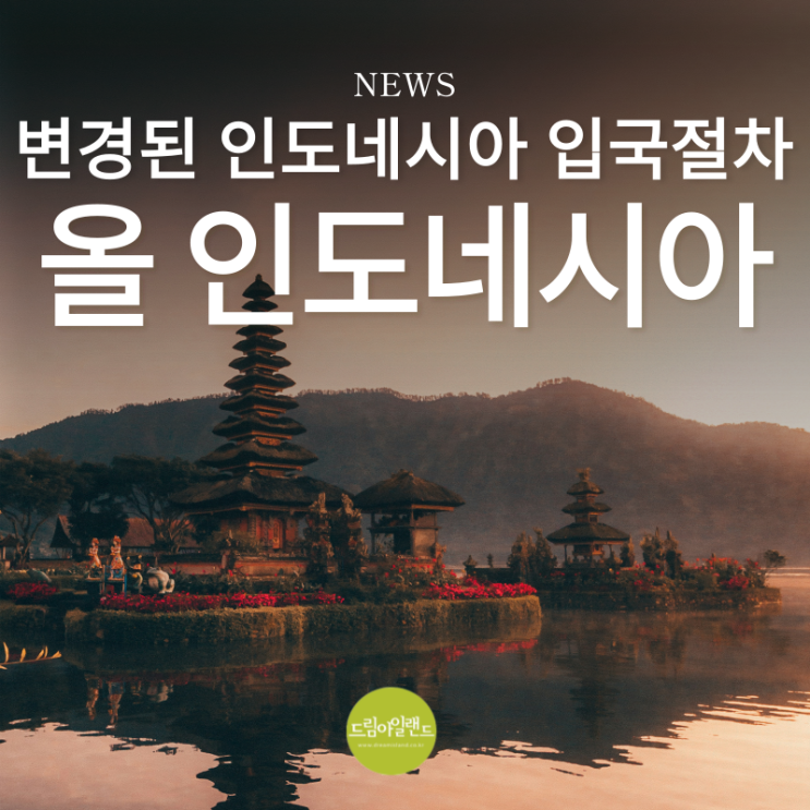  올인도네시아 작성 방법 | 2025 새롭게 변경된 발리 입국 서류