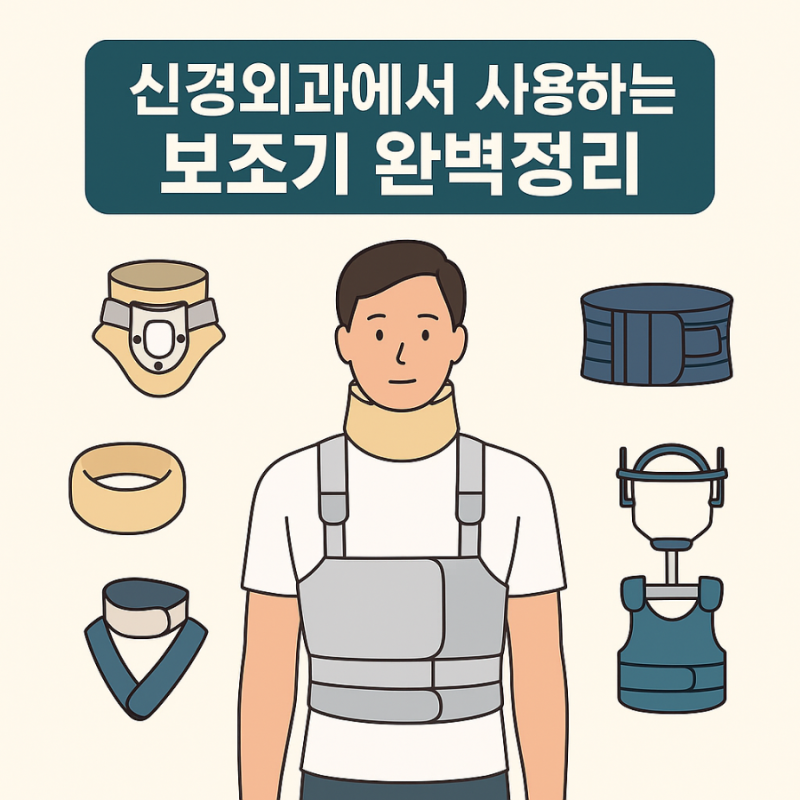 [중환자실 신규간호사 공부노트-신경외과 보조기] NCU에서 사용하는 경추, 흉추, 요추, 천추 ....
