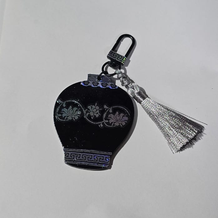  다이소 전통 DIY 키링만들기