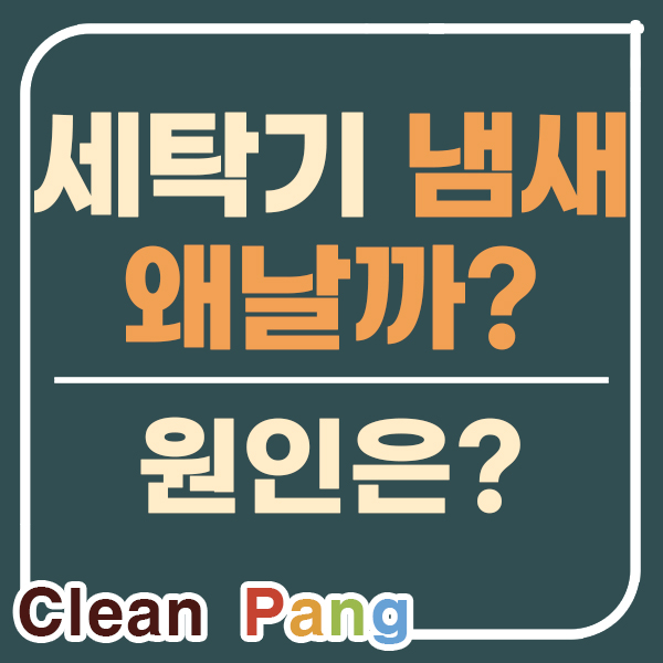  세탁기청소 1탄 : 냄새 더 이상 참지 마세요!