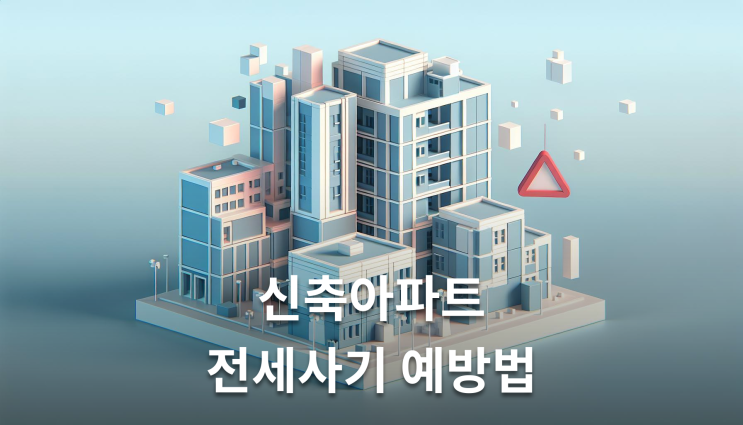  신축아파트전세사기 갭투자 피해 이렇게 준비하세요