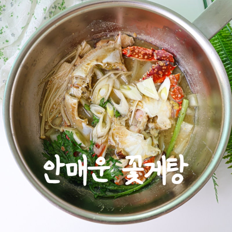 안매운 꽃게탕 레시피 어린이메뉴 유아식