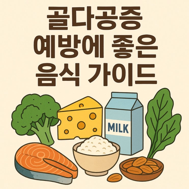  골다공증 예방에 좋은 음식 가이드 