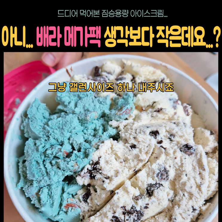  베라 메가팩 짐승용량인줄 알았는데 이거 생각보다 작은데요...(메가팩 크기 용량 솔직후기)