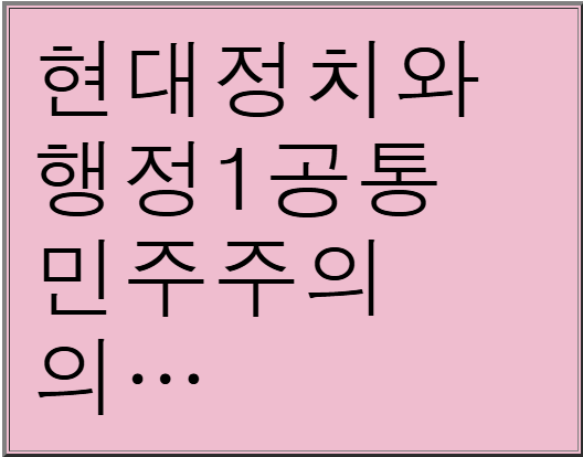 민주주의<b>정치</b>체제의기본조건 삼권분립원칙 2004년 <b>헌법</b>재판소... 
