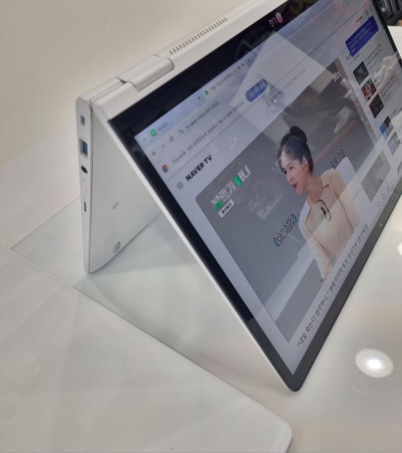 수원 LG그램 중고노트북 14T990 2in1 360 터치스크린 그램 저렴하게구입하기.수원 최대중고트북....