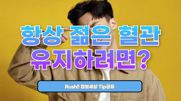  항상 젊은 혈관 유지하려면? — 매일 챙겨야 할 음식 리스트