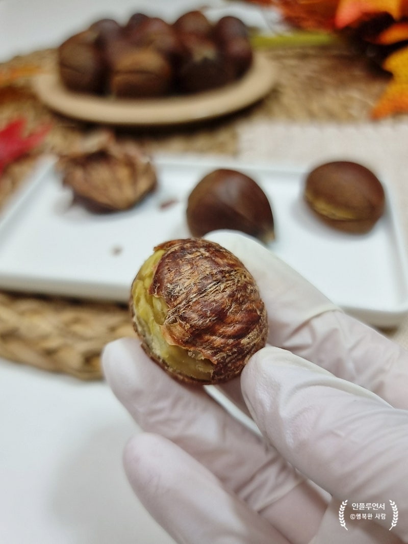 가을 간식 밤껍질 쉽게 까는법 밤 칼집내기 밤삶기 삶는법 밤찌기 찌는 시간
