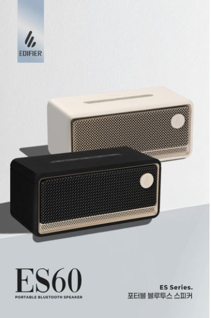  “EDIFIER ES60 — IP66 방진방수 지원, 34W 출력 포터블 블루투스 스피커”