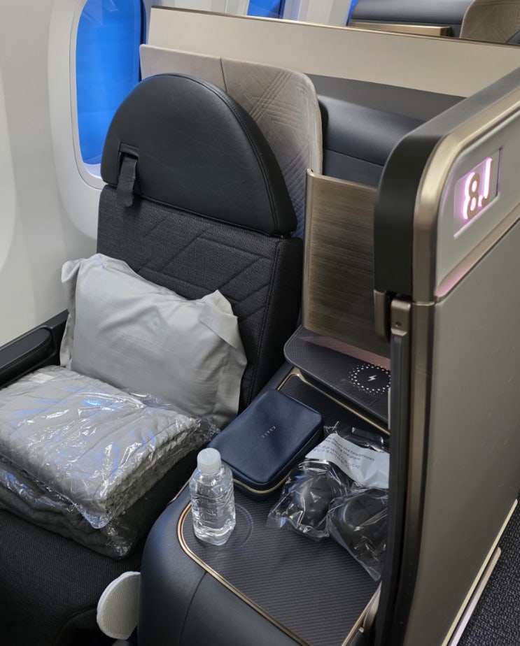  대한항공 인천 > 암스테르담 KE925 (B787-10) 프레스티지 스위트 2.0 8J
