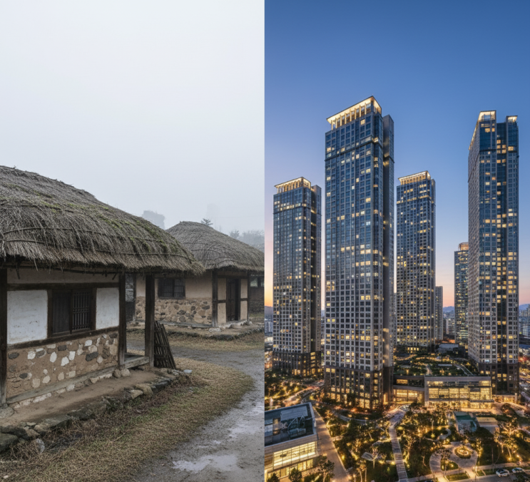  우리가 사는 집의 역사, 당신은 얼마나 알고 있나요? (초가집, 기와집, 아파트)