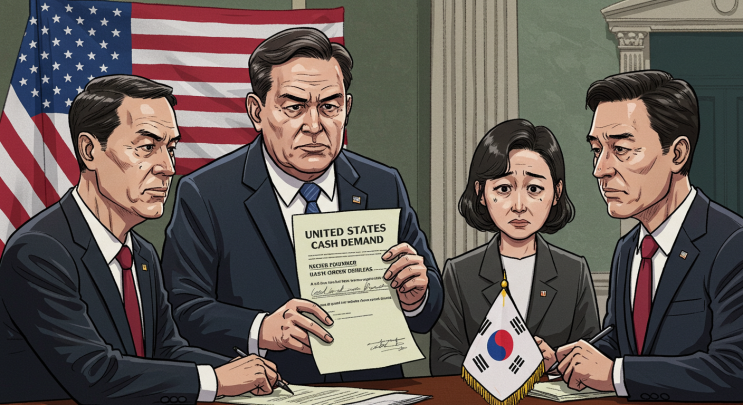  트럼프 "한국 투자 3천5백억 달러는 선불" 발언의 충격파 