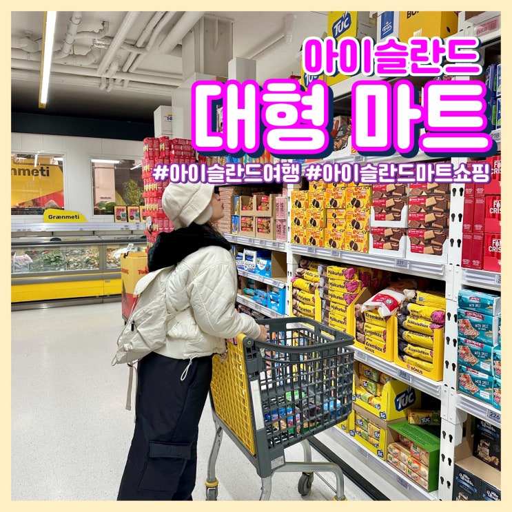  아이슬란드 대형 마트 3곳 쇼핑 리스트 가격