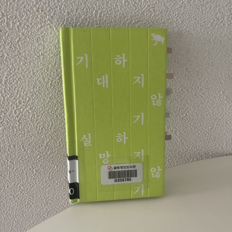  개구리가 되고 싶어 / 김화진 / 기대하지 않기 실망하지 않기