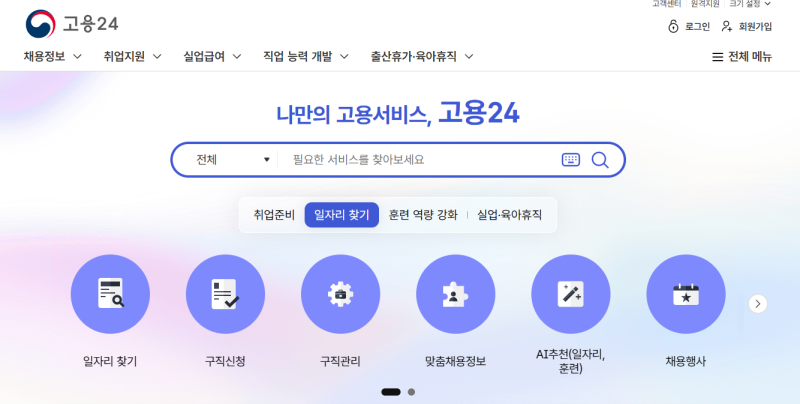 고용보험 실업급여 신청자격