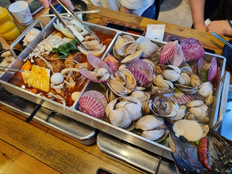  성성동맛집 위찜 천안조개찜 마무리 볶음밥까지