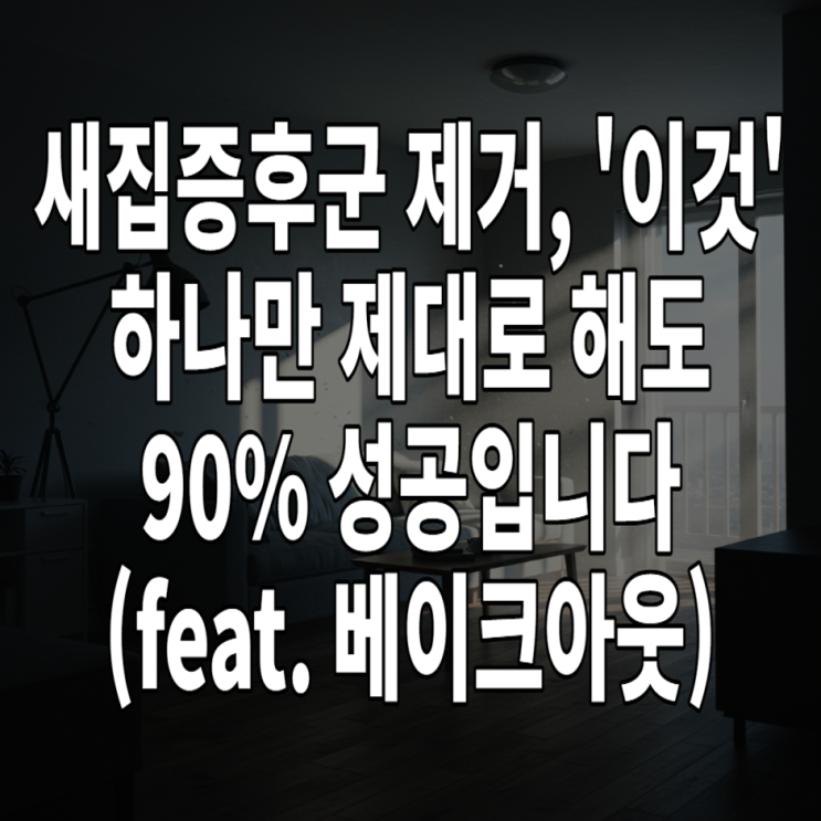  새집증후군 제거, '이것' 하나만 제대로 해도 90% 성공입니다 (feat. 베이크아웃)
