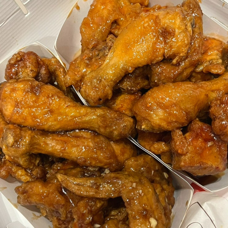  호식이두마리치킨 양념 & 스윗츠갈릭(칼로리, 맛, 가격)