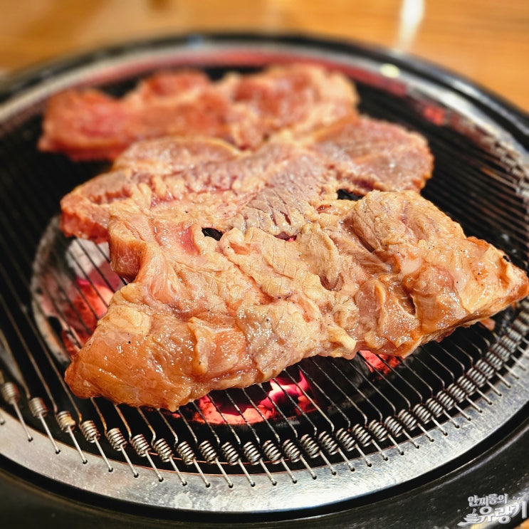  경기광주 돼지갈비 장지동 마포 숯불갈비 무난한 맛