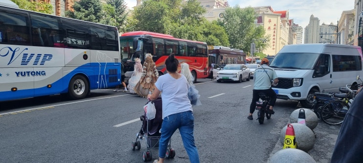  흑룡강성 하얼빈 어느 거리
