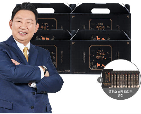  이경제 흑염소 진액 진 엑기스 즙 이경재 국내산 리뉴얼 70ml 30포, 4개