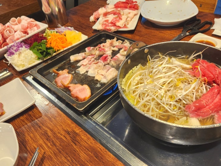 잠실샤브샤브 맛집 방이동 퀸즈가든 잠실점