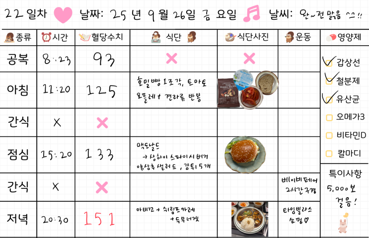  임신 31주차 | 임당식단 22일차 & 혈당체크 | 햄버거, 맥도날드 상하이 스파이시버거,  아비꼬 쉬림프 카레