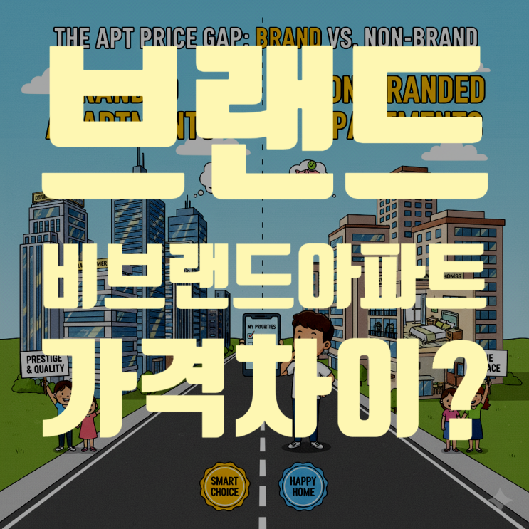  브랜드 아파트 vs 비브랜드 아파트, 그 가격 차이의 비밀