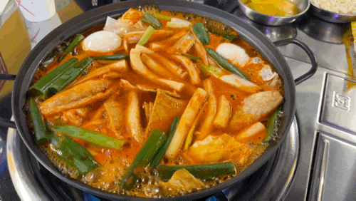  천안 두정동 주차하기 좋은 즉석떡볶이 맛집 도라무통