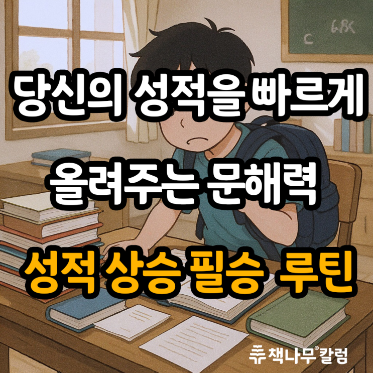  시험기간 단기 성적 빠르게 올리기 성공했습니다! 아껴놓은 정보 대방출, 이 방법만 아시면 됩니다(문해력 칼럼)