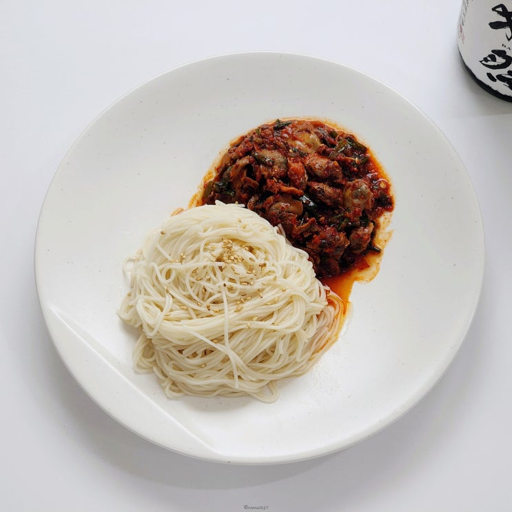  바담가 꼬막무침 후기, 꼬막 비빔국수 만드는법
