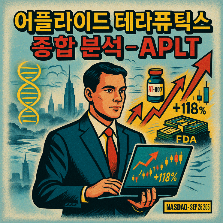  어플라이드 테라퓨틱스 주가 (APLT 주식) 희귀질환 치료제 대박 각?
